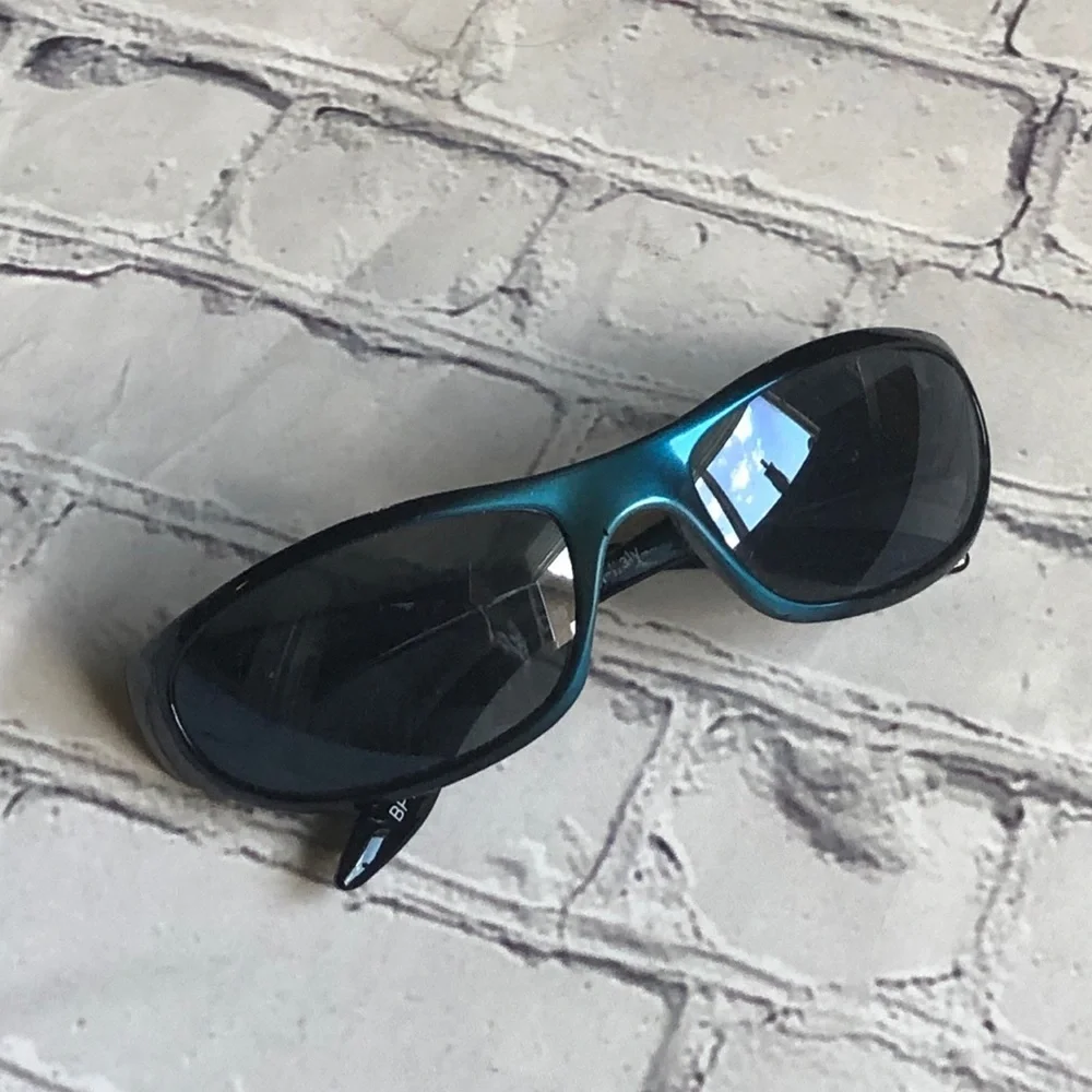 Identity‎ Youth Metallic Blue and Black Sunglasses One Size